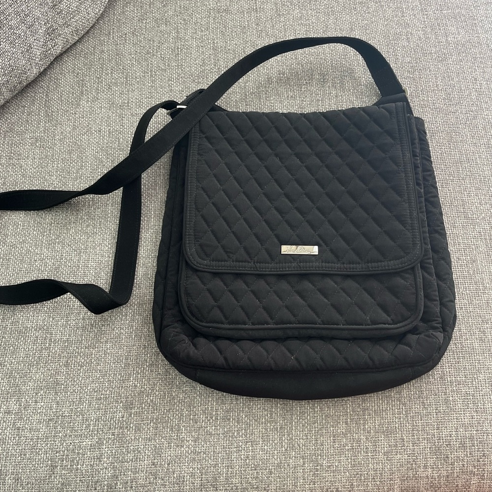 Vera Bradley Black Quilted Crossbody Bag